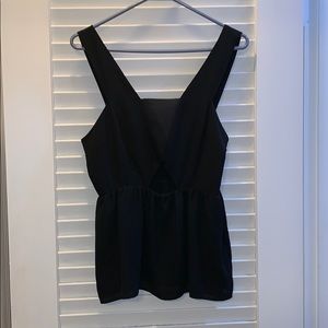 THML cutout triangle tank top